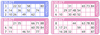 Bingo Cards