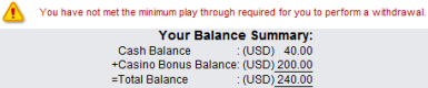 Playthrough Requirements