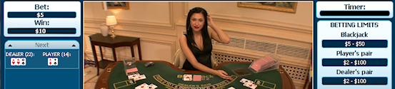 Live Blackjack Online